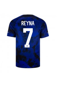 forente stater Giovanni Reyna #7 Fotballdrakt Borte Klær VM 2022 Korte ermer